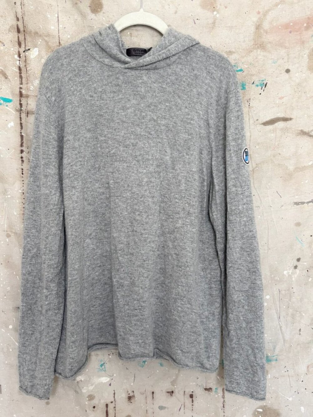 G/FORE Wool Cashmere Blend Hooded Sweater